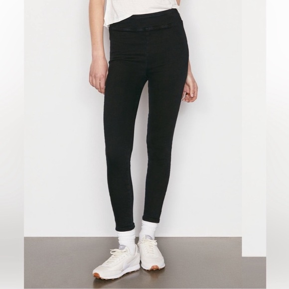 Frame Denim Pants - Frame The Jetset Skinny High Rise Crop Skinny Denim Leggings Size Small 2